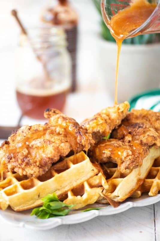 chicken and waffles cheap foods