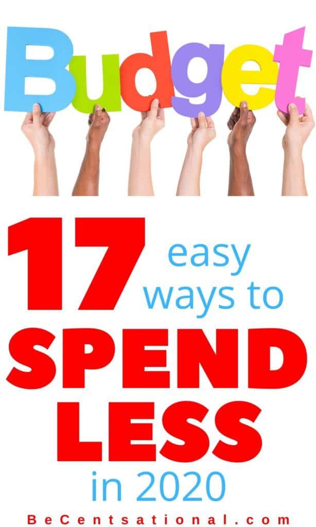 Spend less and save more