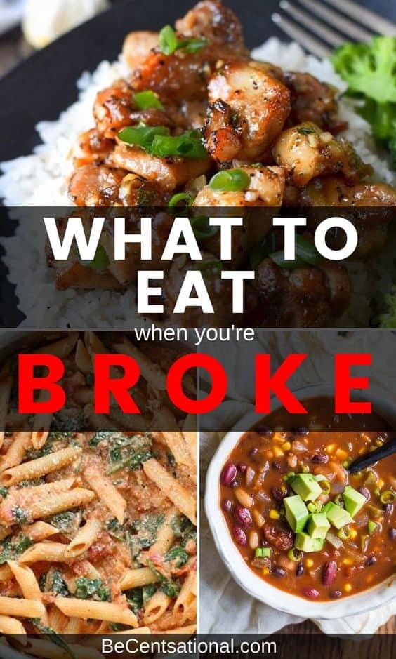 50 of The Best Cheap Food to Buy When Broke and Hungry