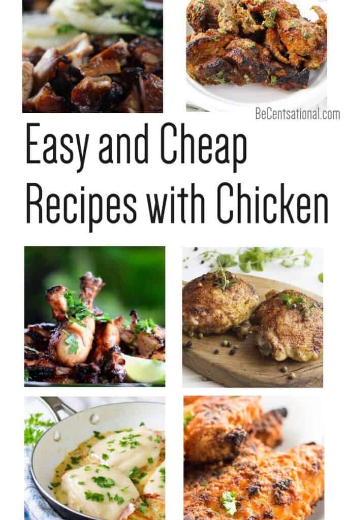 Easy and Cheap Recipes with Chicken - Be Centsational