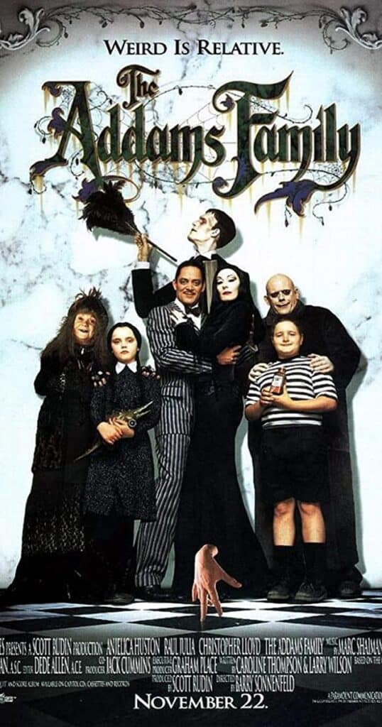the addams family movie poster