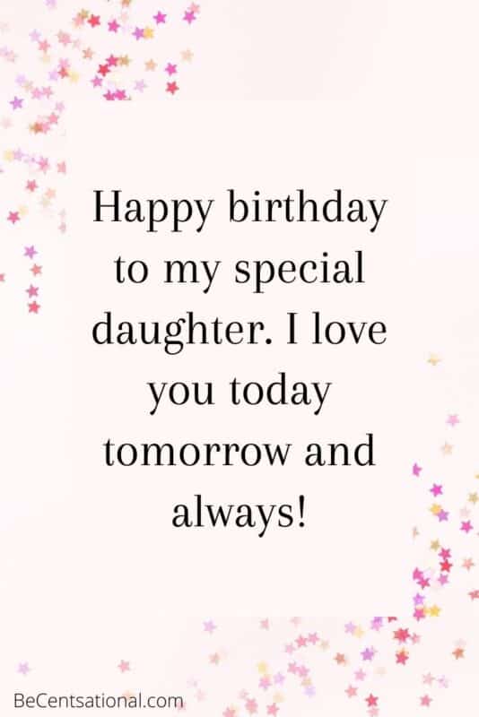 80+ Happy Birthday Wishes for Daughters - BeCentsational