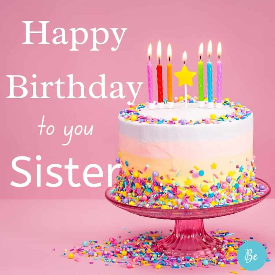 Happy Birthday Wishes for Sister | Sweet Birthday Messages for Sister, happy birthday card for sister
