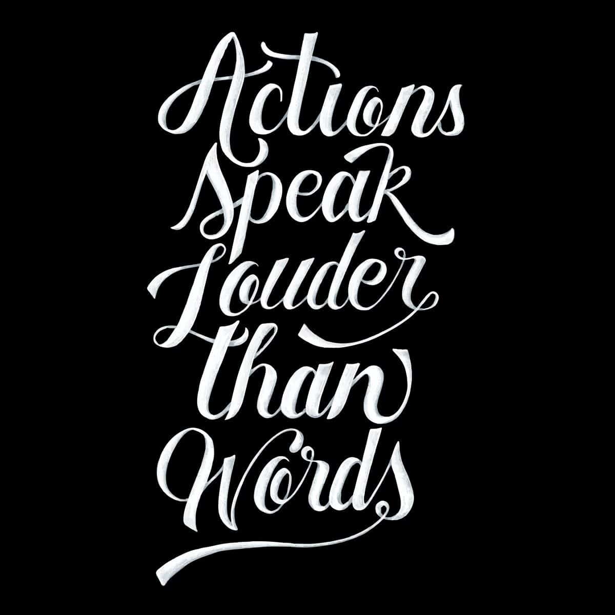 action speak louder than words quotes - post feature image