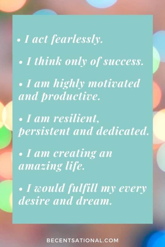 100 Affirmations for Success, Powerful Daily Affirmations