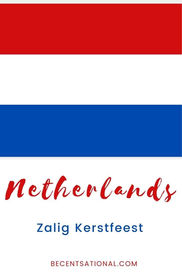 How to say Merry Christmas in Dutch