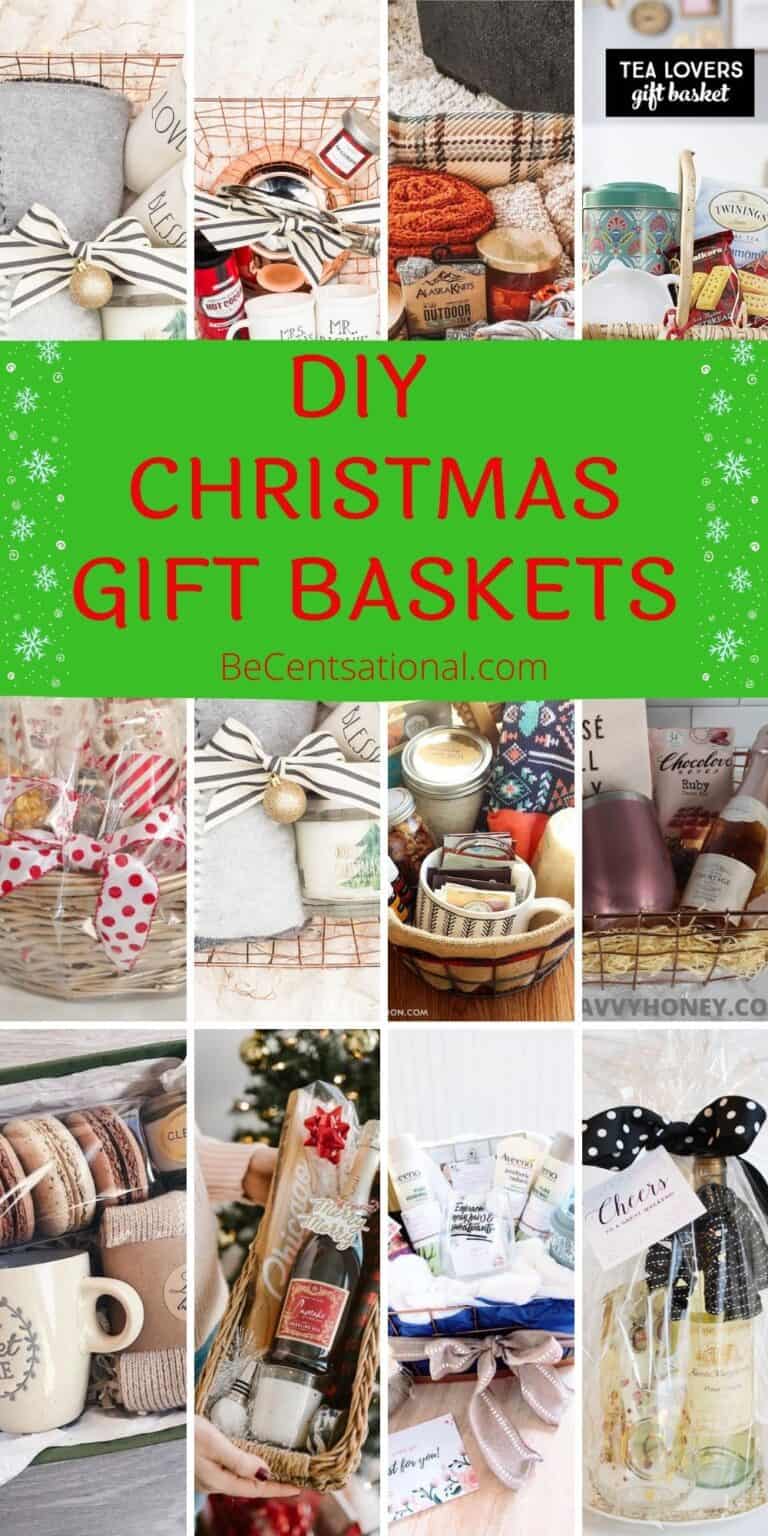 Easy Christmas Gift Baskets Ideas DIY - BeCentsational