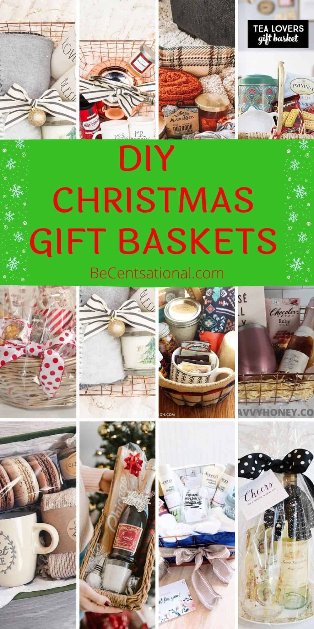 Easy Christmas Gift Baskets Ideas Diy - Becentsational