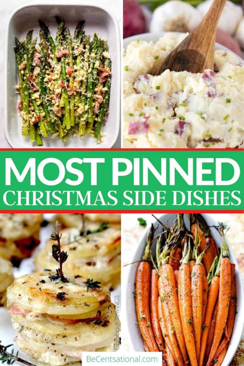 30 Best Christmas Side Dishes to Please a Crowd - BeCentsational