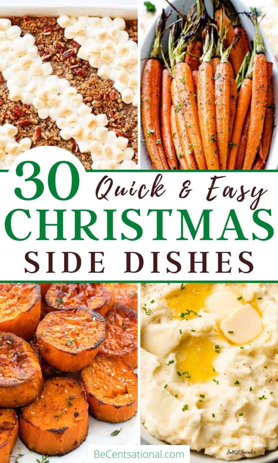 30 Best Christmas Side Dishes to Please a Crowd - BeCentsational