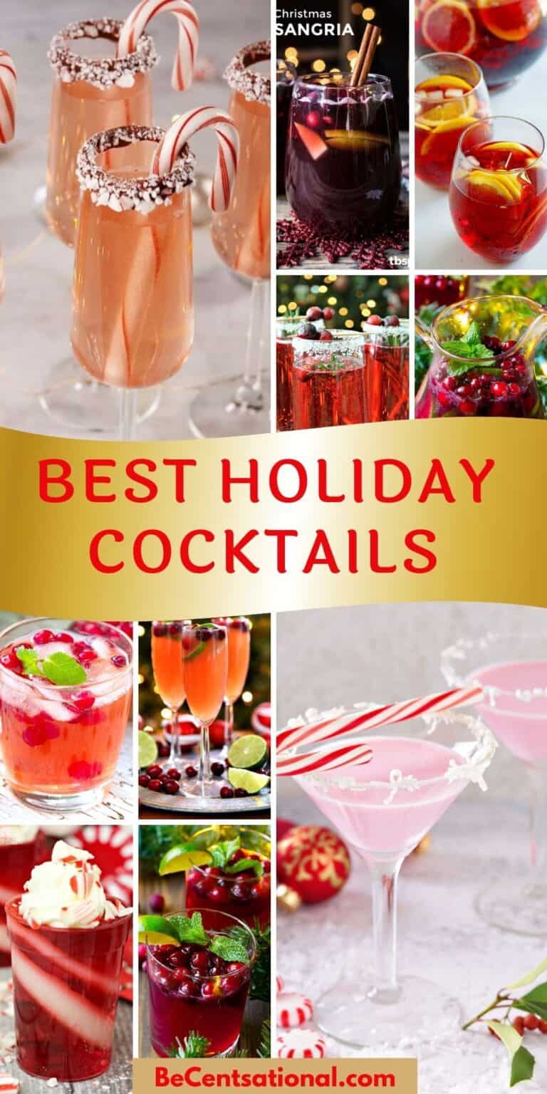 Holiday cocktails: Festive drinks that infuse the flavors of the holiday season with a touch of spirit, elevating your Thanksgiving and Christmas celebrations with warmth and cheer.