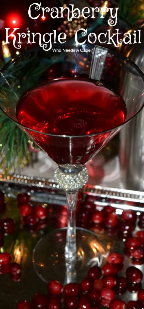 Cranberry Kringle Cocktail.