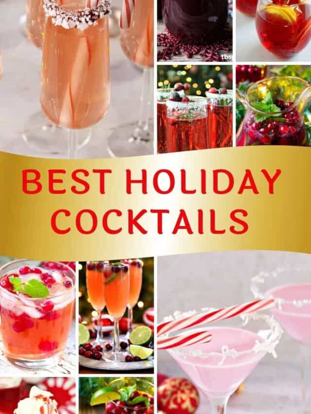 Holiday cocktails: Festive drinks that infuse the flavors of the holiday season with a touch of spirit, elevating your Thanksgiving and Christmas celebrations with warmth and cheer.