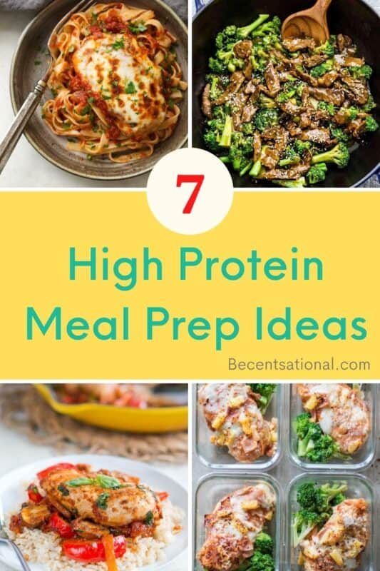 high protein meal prep ideas
