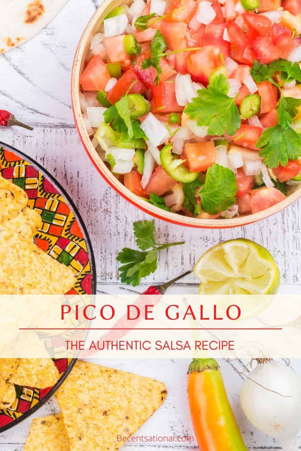 Pico De Gallo Simple Authentic Recipe - Becentsational