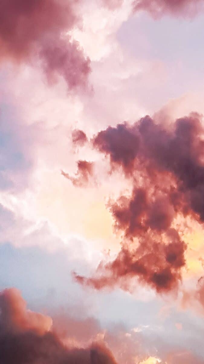 Cloud iPhone Wallpaper, Cloud aesthetic wallpaper, wallpaper aesthetic backgrounds, iPhone wallpaper. sunset cloud sky