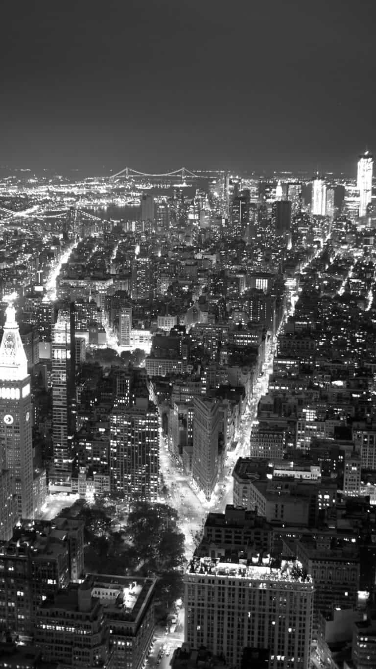 50 Black & White NYC iPhone Wallpapers Images - Be Centsational