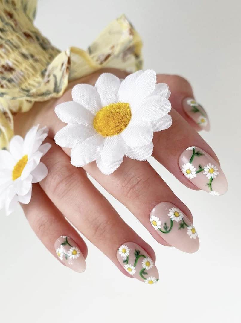Floral Nail Design