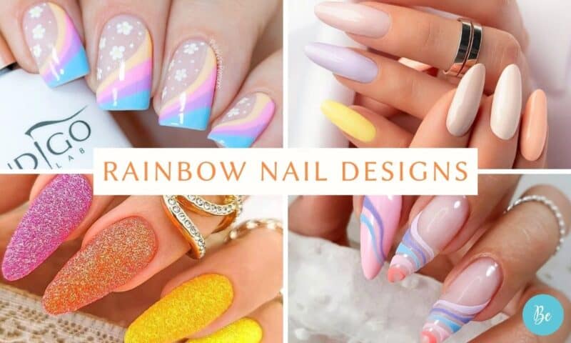 Trending Rainbow Nail Designs