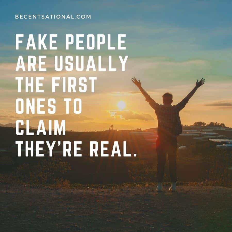 Fake People Quotes with Images