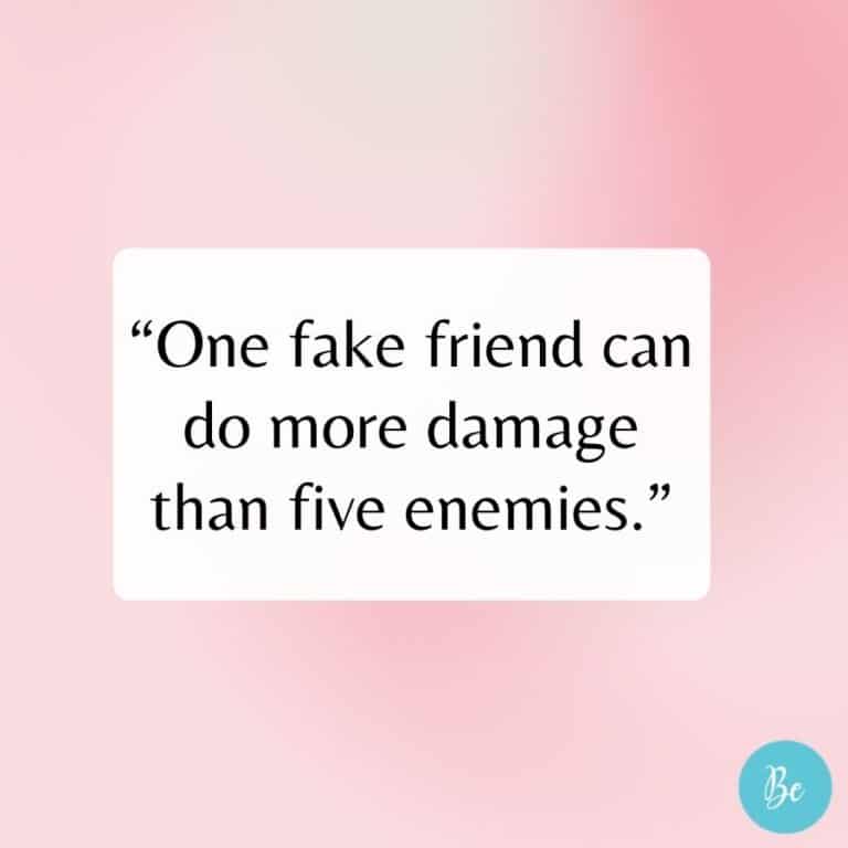 150 Fake Friends Quotes, Say NO to Two Faced People - Be Centsational