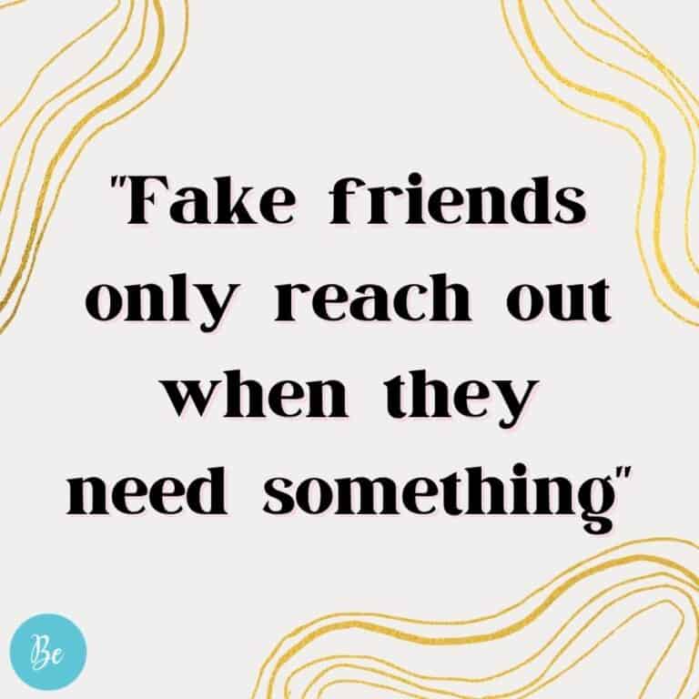 150 Fake Friends Quotes, Say NO to Two Faced People - BeCentsational