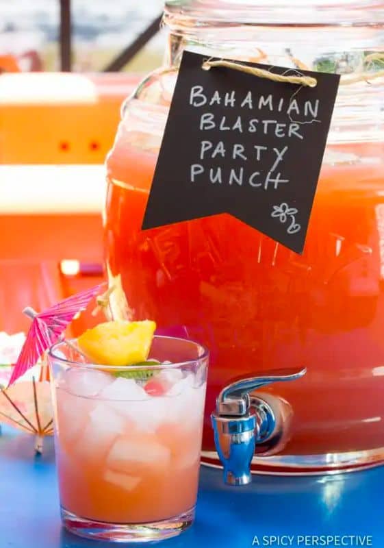 Bahamian Blaster Party Punch Recipe.