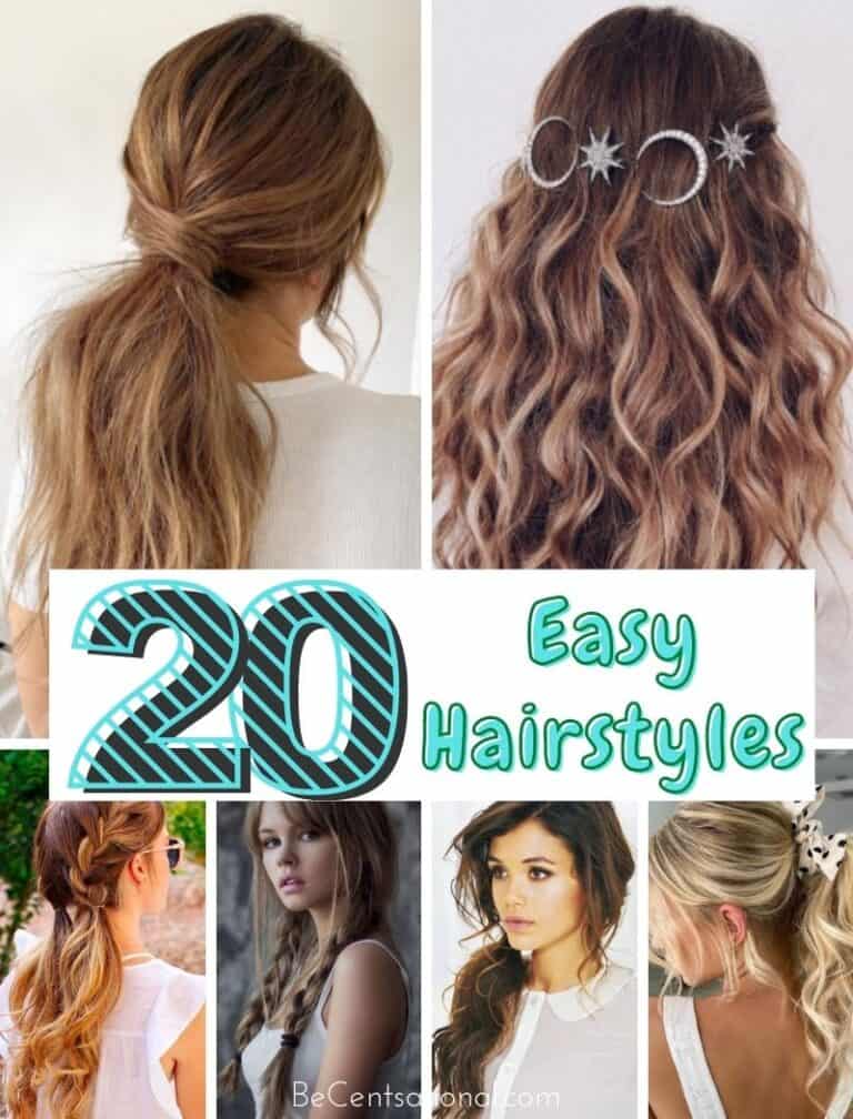 Quick and Easy Hairstyles for When You're Running Late. Cute hairstyles when your are in a rush.