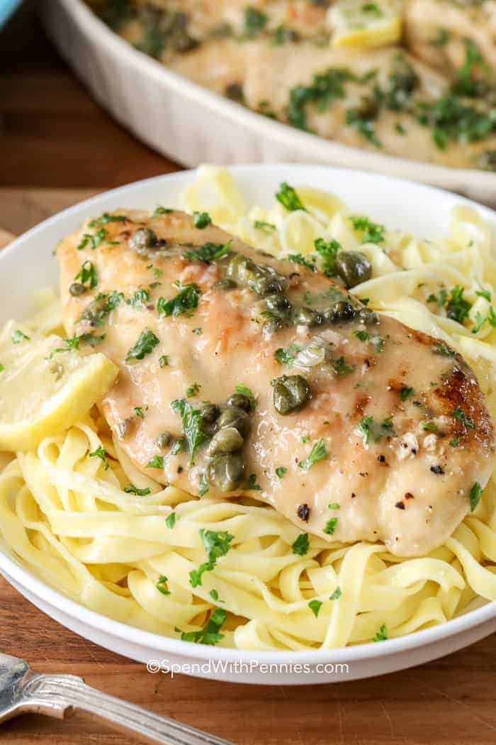 Chicken Piccata healthy dinners