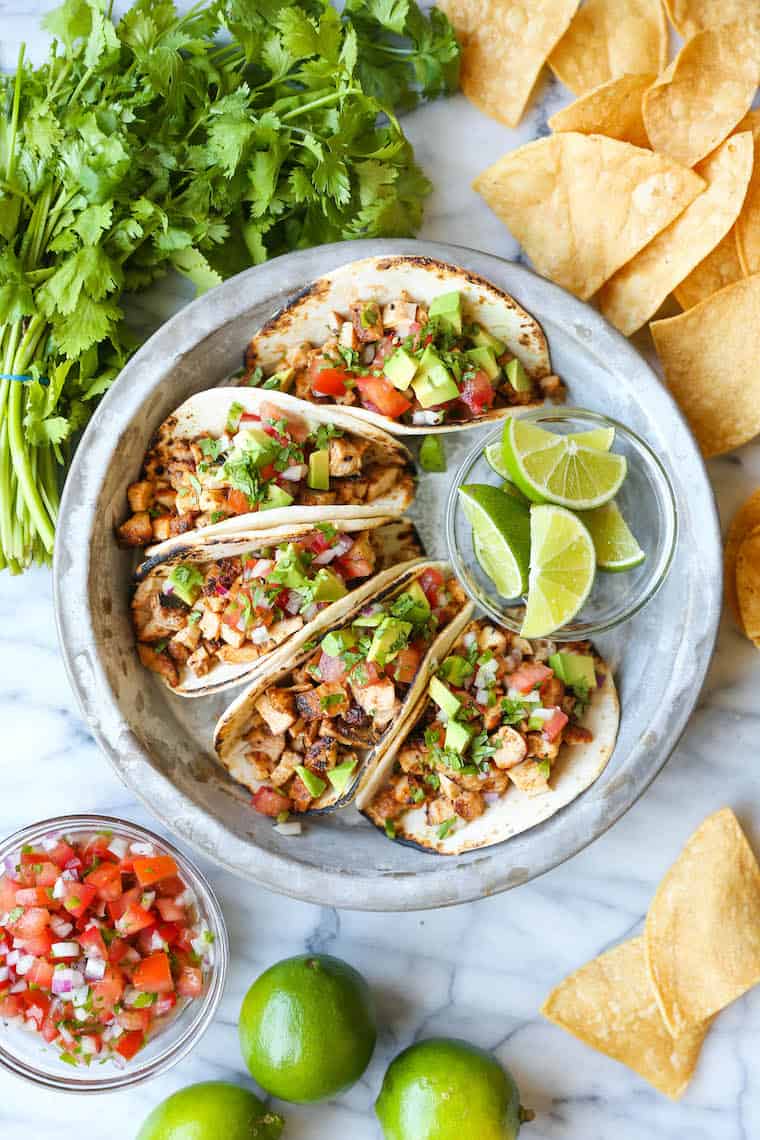 Easy Chicken Tacos Healthy Dinner Recipes