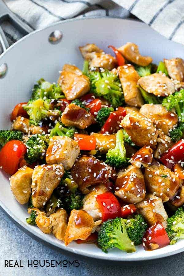 Teriyaki Chicken with Vegetables Healthy Dinner Recipes