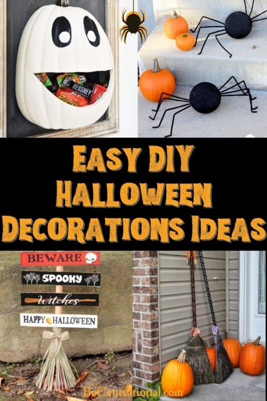 20 Easy DIY Halloween Decorations Ideas - Be Centsational