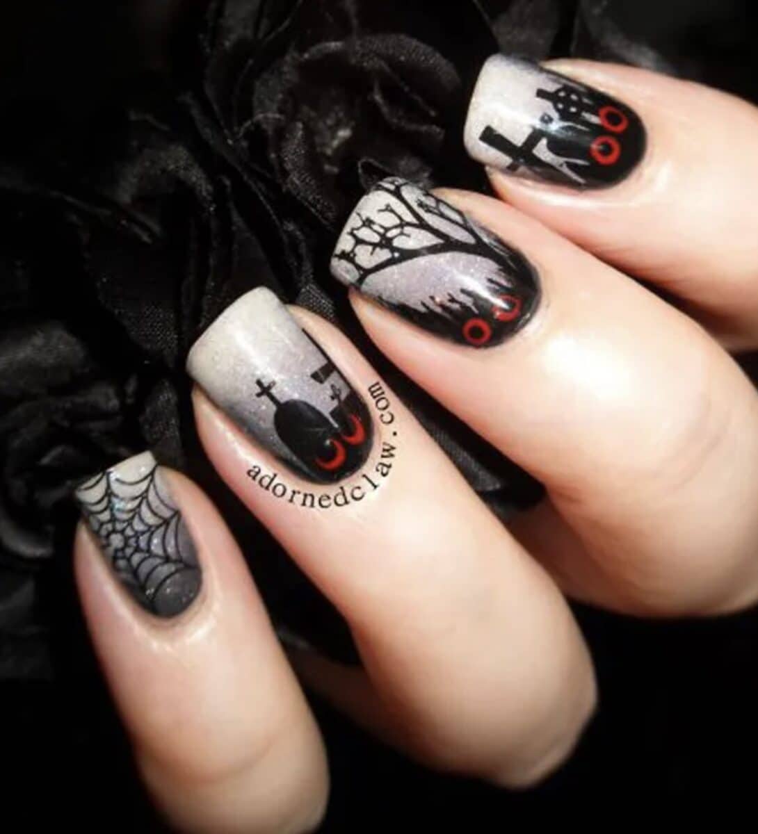 Halloween nail art ideas