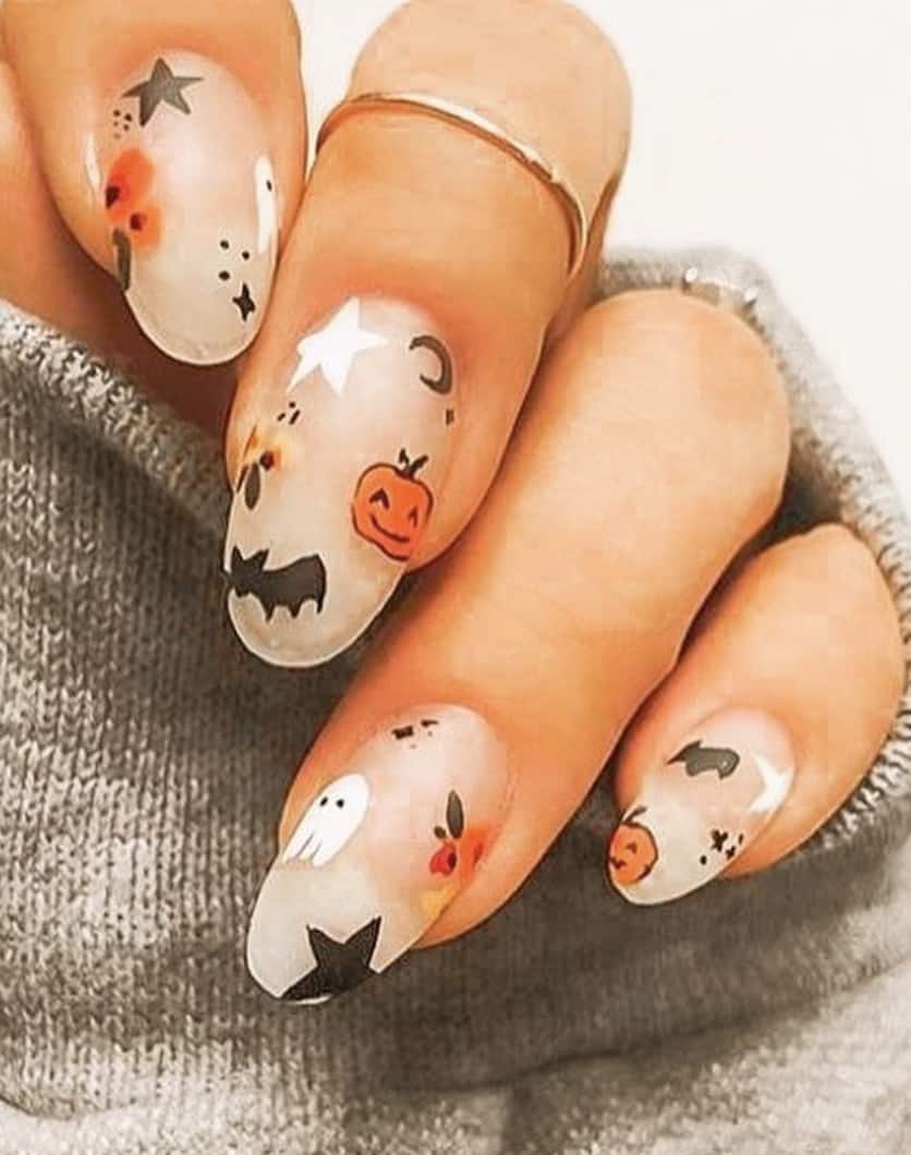 Halloween nail designs