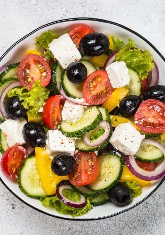 Keto Mediterranean Greek Salad