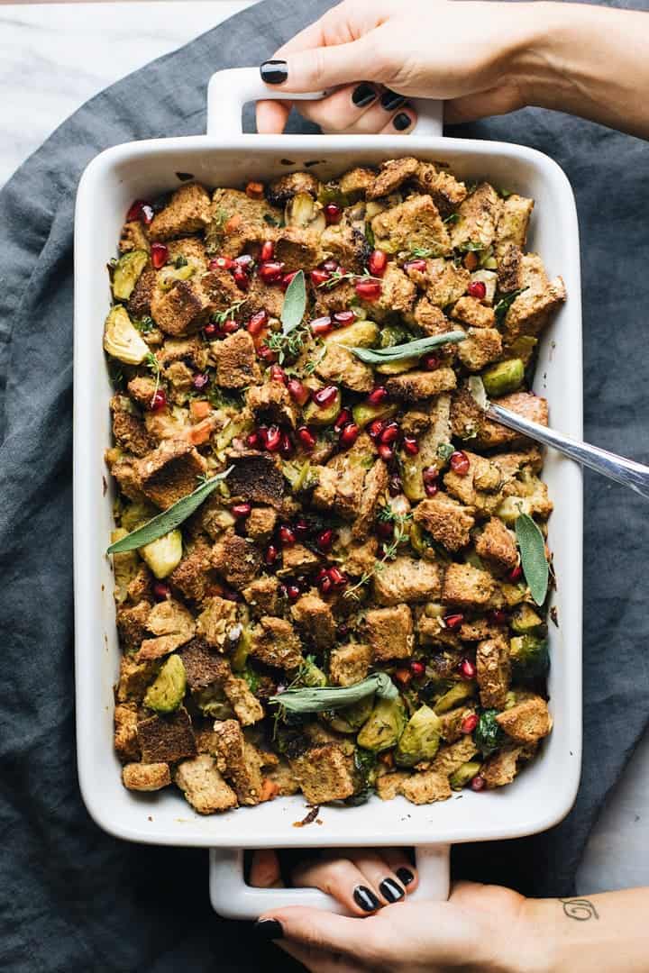 Healthy Vegetable Thanksgiving Stuffing