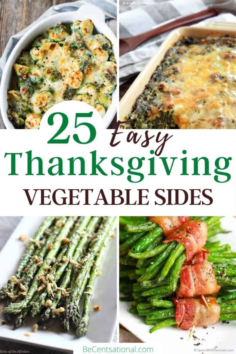 50 Easy Thanksgiving Side Dishes - BeCentsational