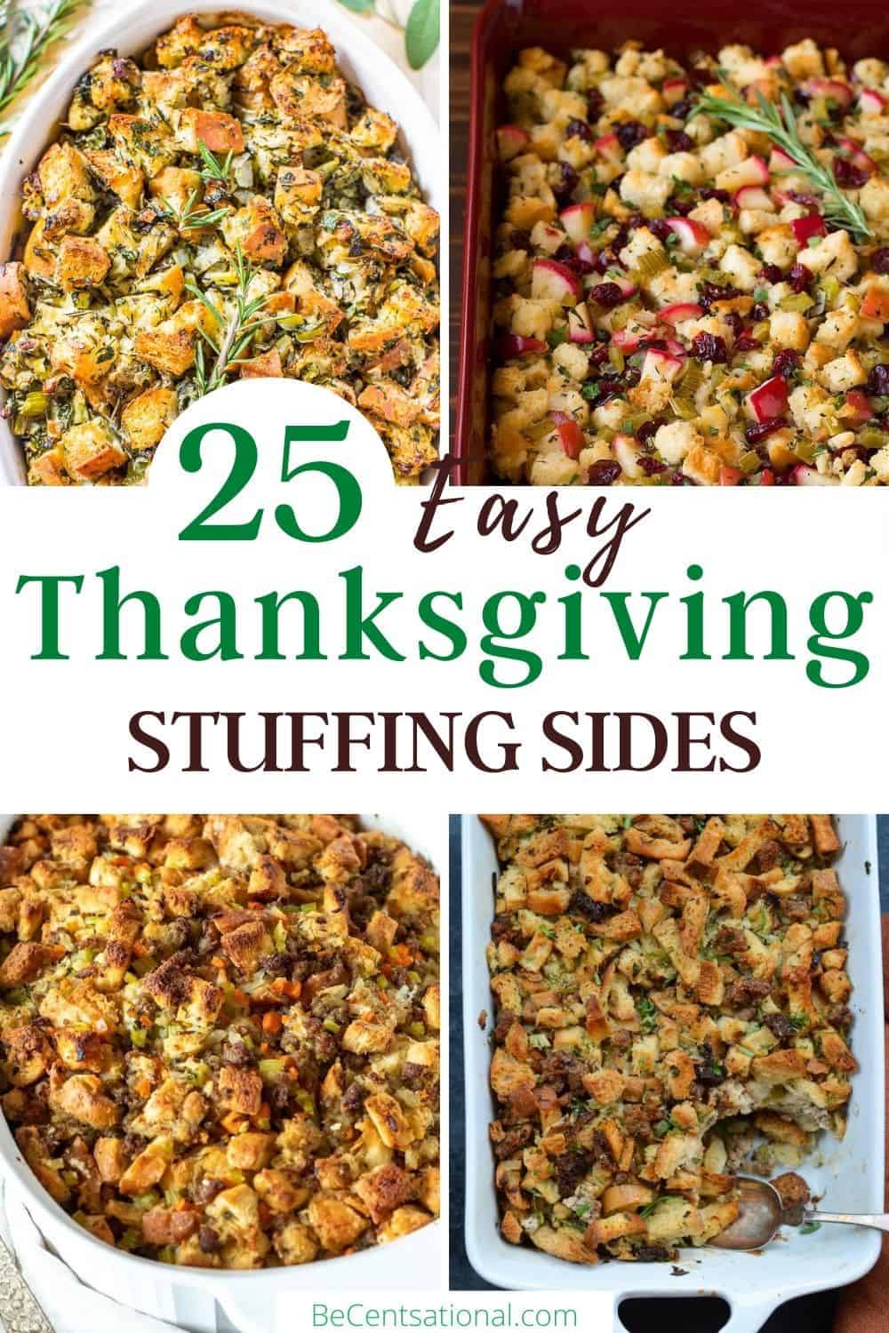 25 Easy Thanksgiving Side Dishes - Be Centsational