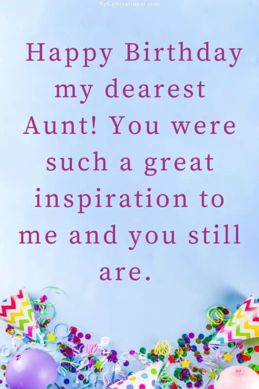 50 Heart Touching Birthday Wishes for Aunt - BeCentsational