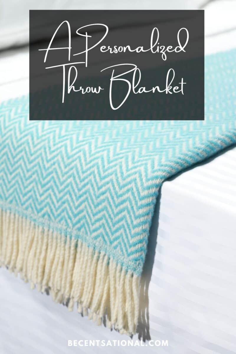 A Personalized Throw Blanket