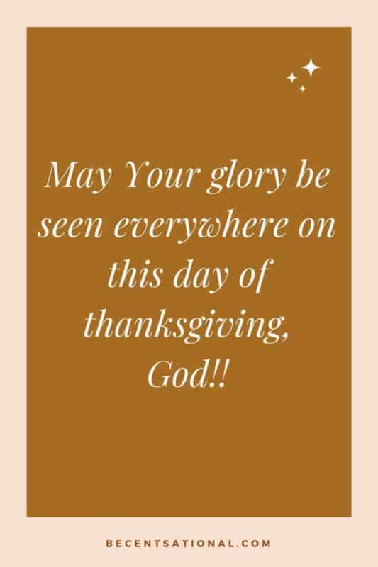 Gratitude Thanksgiving Quotes to God