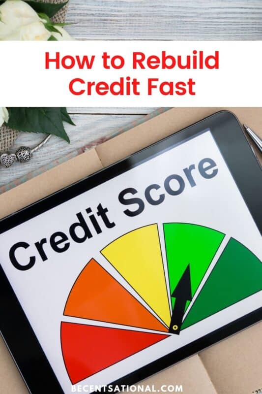 How to Rebuild Credit Fast
