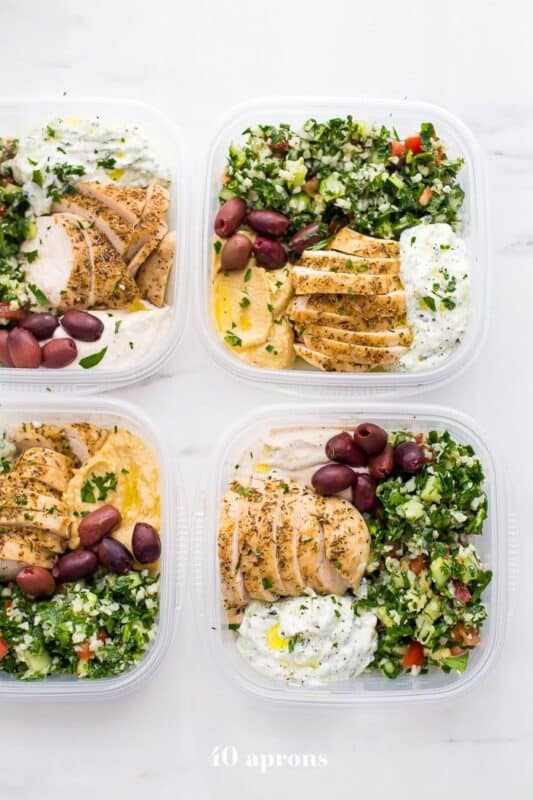 Greek Healthy Meal Prep (Paleo And Whole30 Meal Prep Options)