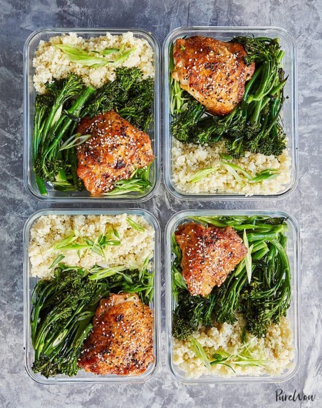 Meal-Prep Honey Sesame Chicken with Broccolini