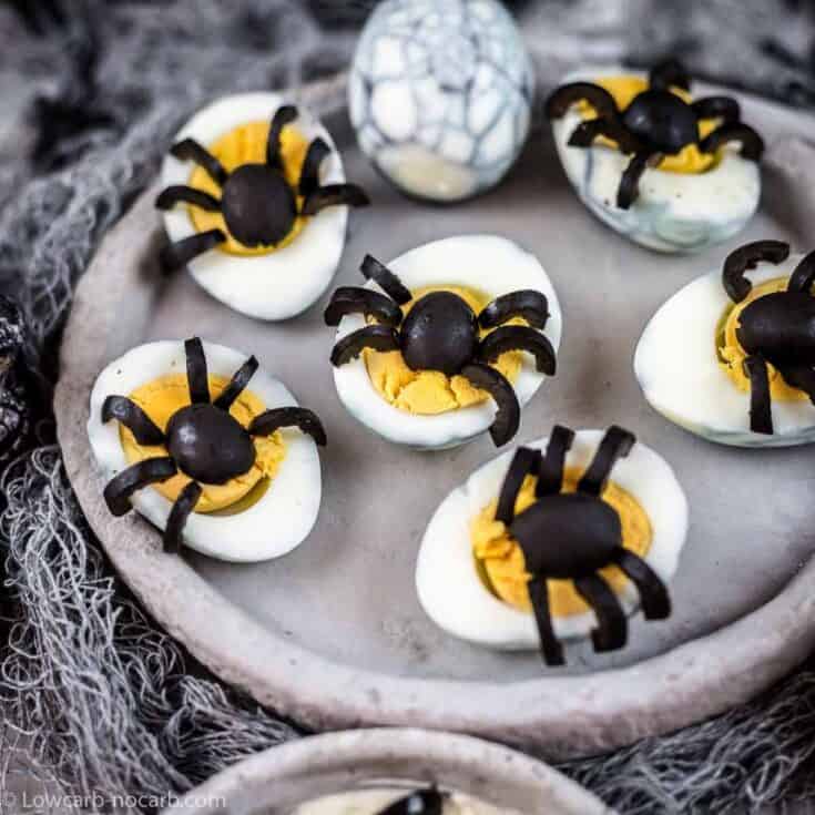 Image for Spider Web Deviled Eggs