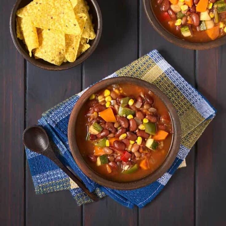 Image for Weight Watchers Vegetarian Chili Recipe for ZERO Points!