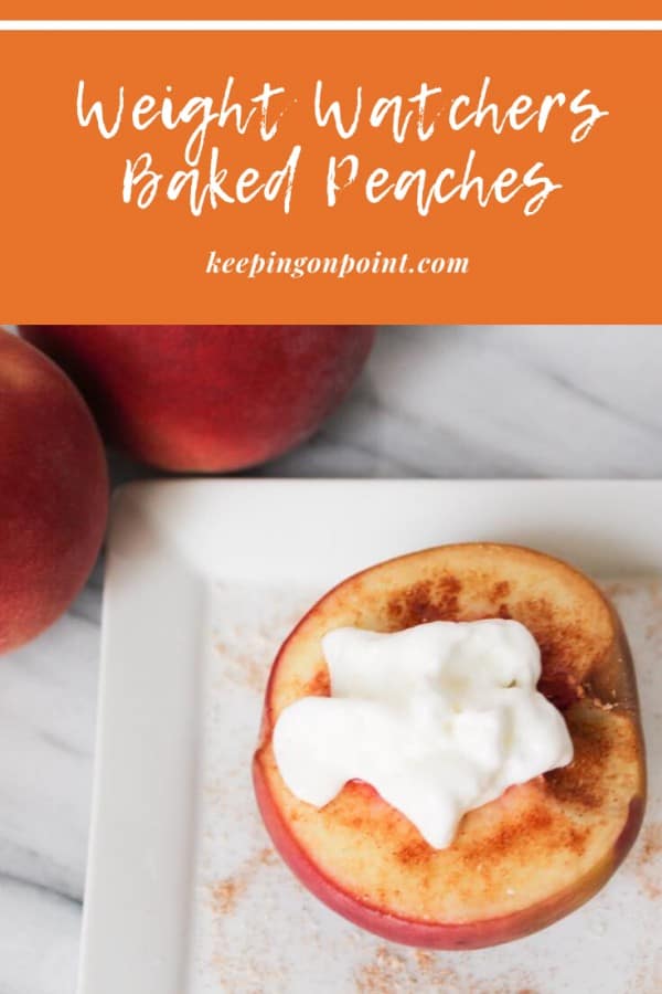 Baked Peaches.