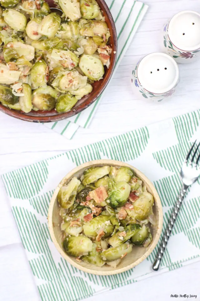Brussels Sprouts with Bacon and Garlic