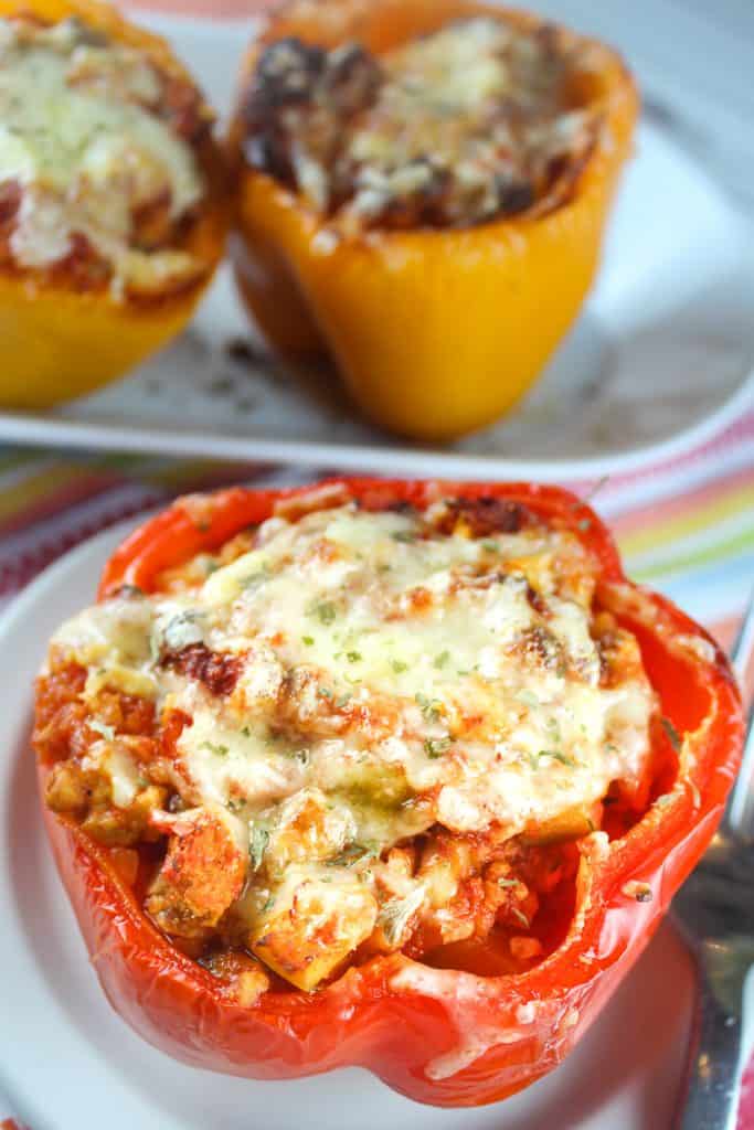 These Air Fryer Stuffed Peppers