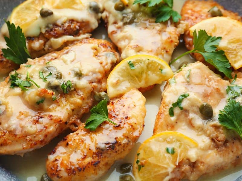 Weight Watchers Chicken Recipes , chicken breast piccata with capers and parsley